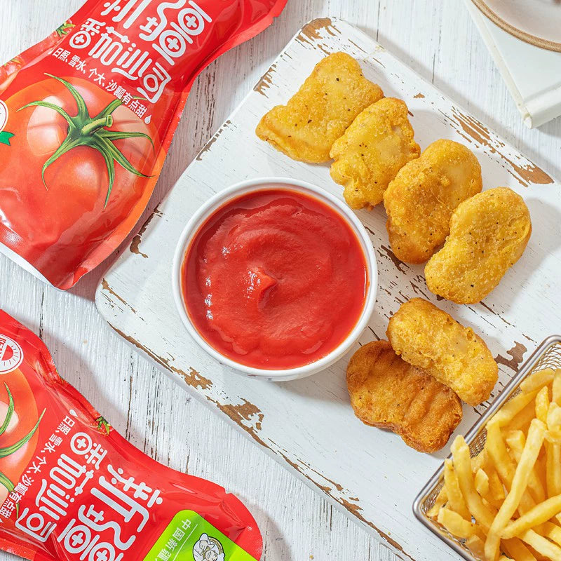 笑厨番茄酱番茄沙司披萨薯条330g袋装肯德基家用手抓饼酱挤压袋装